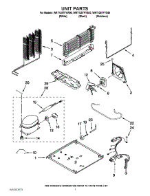 04 - Unit Parts parts for Whirlpool Refrigerator WRT138TFYW00 from AppliancePartsPros.com