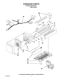 05 - Icemaker Parts parts for Whirlpool Refrigerator GI6FARXXF01 from AppliancePartsPros.com