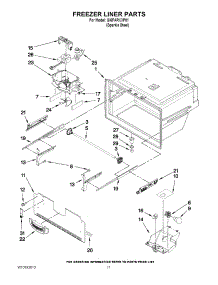 06 - Freezer Liner Parts parts for Whirlpool Refrigerator GI6FARXXF01 from AppliancePartsPros.com