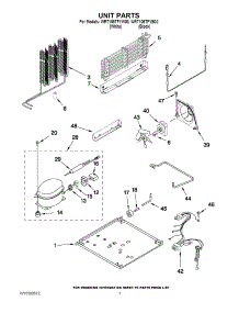 04 - Unit Parts parts for Whirlpool Refrigerator WRT108TFYB00 from AppliancePartsPros.com