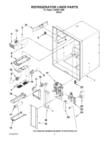 02 - Refrigerator Liner Parts parts for Whirlpool Refrigerator GI0FSAXVB05 from AppliancePartsPros.com