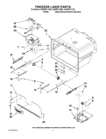 06 - Freezer Liner Parts parts for Whirlpool Refrigerator GI6SDRXXB02 from AppliancePartsPros.com