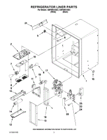 02 - Refrigerator Liner Parts parts for Whirlpool Refrigerator GI6FARXXQ02 from AppliancePartsPros.com