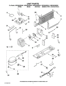 04 - Unit Parts parts for Whirlpool Refrigerator W8RXNGMWQ01 from AppliancePartsPros.com