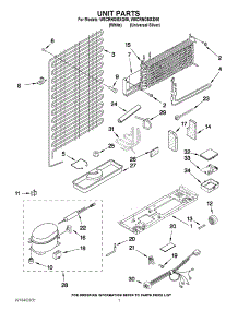 04 - Unit Parts parts for Whirlpool Refrigerator W8CRNGMXQ00 from AppliancePartsPros.com