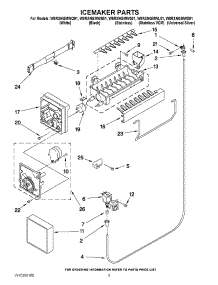 05 - Icemaker Parts parts for Whirlpool Refrigerator W8RXNGMWS01 from AppliancePartsPros.com