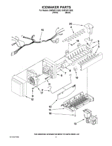 05 - Icemaker Parts parts for Whirlpool Refrigerator GI6FARXXB02 from AppliancePartsPros.com