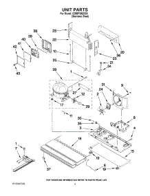 05 - Unit Parts parts for Whirlpool Refrigerator G25EFSB23S8 from AppliancePartsPros.com