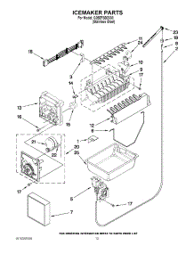 07 - Icemaker Parts parts for Whirlpool Refrigerator G25EFSB23S8 from AppliancePartsPros.com