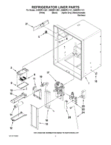 02 - Refrigerator Liner Parts parts for Whirlpool Refrigerator GI6SDRXXQ01 from AppliancePartsPros.com