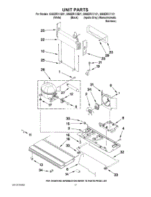 09 - Unit Parts parts for Whirlpool Refrigerator GI6SDRXXB01 from AppliancePartsPros.com