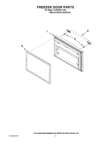 03 - Freezer Door Parts parts for Whirlpool Refrigerator GX5SHDXVY05 from AppliancePartsPros.com