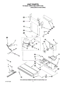 06 - Unit Parts parts for Whirlpool Refrigerator GX5FHTXVQ03 from AppliancePartsPros.com