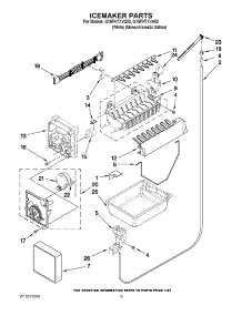08 - Icemaker Parts parts for Whirlpool Refrigerator GX5FHTXVQ03 from AppliancePartsPros.com
