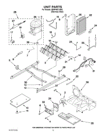 09 - Unit Parts parts for Whirlpool Refrigerator ED5FHEXVS02 from AppliancePartsPros.com