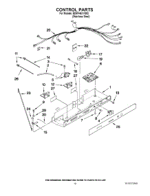 11 - Control Parts parts for Whirlpool Refrigerator ED5FHEXVS02 from AppliancePartsPros.com