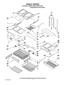 07 - Shelf Parts parts for Whirlpool Refrigerator GX5FHTXVA03 from AppliancePartsPros.com