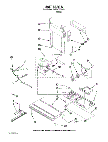 06 - Unit Parts parts for Whirlpool Refrigerator GX5SHDXVQ03 from AppliancePartsPros.com