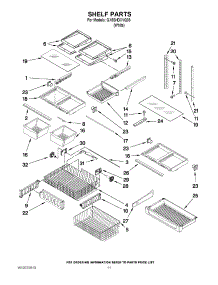 07 - Shelf Parts parts for Whirlpool Refrigerator GX5SHDXVQ03 from AppliancePartsPros.com