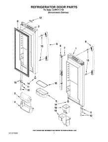 05 - Refrigerator Door Parts parts for Whirlpool Refrigerator GX5FHTXVY05 from AppliancePartsPros.com