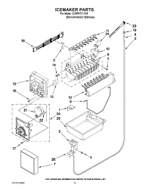 08 - Icemaker Parts parts for Whirlpool Refrigerator GX5FHTXVY05 from AppliancePartsPros.com