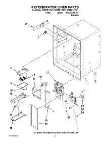 02 - Refrigerator Liner Parts parts for Whirlpool Refrigerator GI6FDRXXB01 from AppliancePartsPros.com