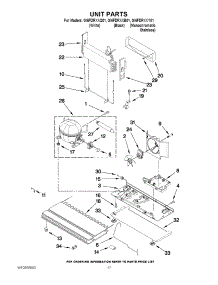 09 - Unit Parts parts for Whirlpool Refrigerator GI6FDRXXQ01 from AppliancePartsPros.com