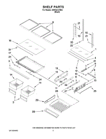 03 - Shelf Parts parts for Whirlpool Refrigerator GI0FSAXVB04 from AppliancePartsPros.com