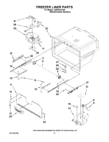 06 - Freezer Liner Parts parts for Whirlpool Refrigerator GI5FSAXVY05 from AppliancePartsPros.com
