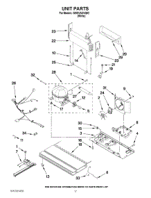 10 - Unit Parts parts for Whirlpool Refrigerator GI5SVAXVQ02 from AppliancePartsPros.com