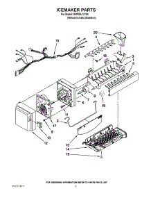 05 - Icemaker Parts parts for Whirlpool Refrigerator GI0FSAXVY04 from AppliancePartsPros.com