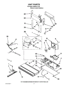 10 - Unit Parts parts for Whirlpool Refrigerator GI0FSAXVY04 from AppliancePartsPros.com