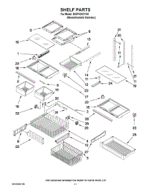 07 - Shelf Parts parts for Whirlpool Refrigerator GX5FHDXVY05 from AppliancePartsPros.com