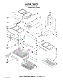 07 - Shelf Parts parts for Whirlpool Refrigerator GX2SHBXVY05 from AppliancePartsPros.com