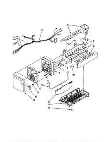 Icemaker parts for Whirlpool Refrigerator EF36IWFSSS1 from AppliancePartsPros.com