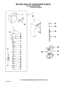 05 - Motor And Ice Container Parts parts for Whirlpool Refrigerator BRS70HRBNA00 from AppliancePartsPros.com