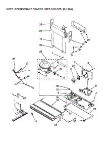 Unit parts for Whirlpool Refrigerator EF36IWFSSS1 from AppliancePartsPros.com