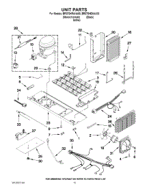 09 - Unit Parts parts for Whirlpool Refrigerator BRS70HEANA00 from AppliancePartsPros.com