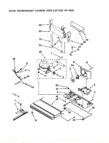 Unit parts for Whirlpool Refrigerator EF36IWFSSS0 from AppliancePartsPros.com