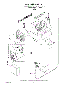 10 - Icemaker Parts parts for Whirlpool Refrigerator BRS70HRANA00 from AppliancePartsPros.com