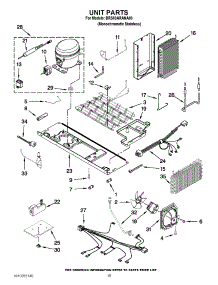 09 - Unit Parts parts for Whirlpool Refrigerator BRS80ARANA00 from AppliancePartsPros.com