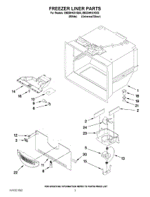 02 - Freezer Liner Parts parts for Whirlpool Refrigerator EB2SHKXVD03 from AppliancePartsPros.com