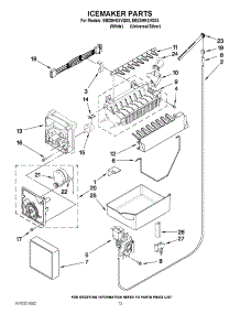 08 - Icemaker Parts parts for Whirlpool Refrigerator EB2SHKXVD03 from AppliancePartsPros.com
