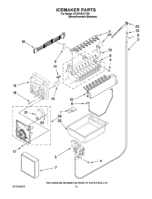 08 - Icemaker Parts parts for Whirlpool Refrigerator GX2FHDXVY05 from AppliancePartsPros.com
