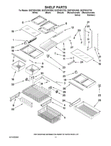 07 - Shelf Parts parts for Whirlpool Refrigerator GX2FHDXVT03 from AppliancePartsPros.com