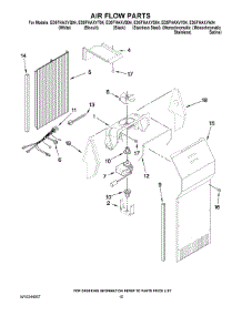 09 - Air Flow Parts parts for Whirlpool Refrigerator ED5FHAXVQ04 from AppliancePartsPros.com