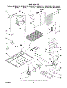 09 - Unit Parts parts for Whirlpool Refrigerator GC5SHAXVS01 from AppliancePartsPros.com