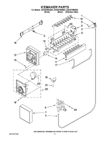 06 - Icemaker Parts parts for Whirlpool Refrigerator G2IXEFMWQ03 from AppliancePartsPros.com