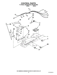 11 - Control Parts parts for Whirlpool Refrigerator ED5VHEXVB02 from AppliancePartsPros.com