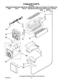 10 - Icemaker Parts parts for Whirlpool Refrigerator GS6NHAXVA05 from AppliancePartsPros.com